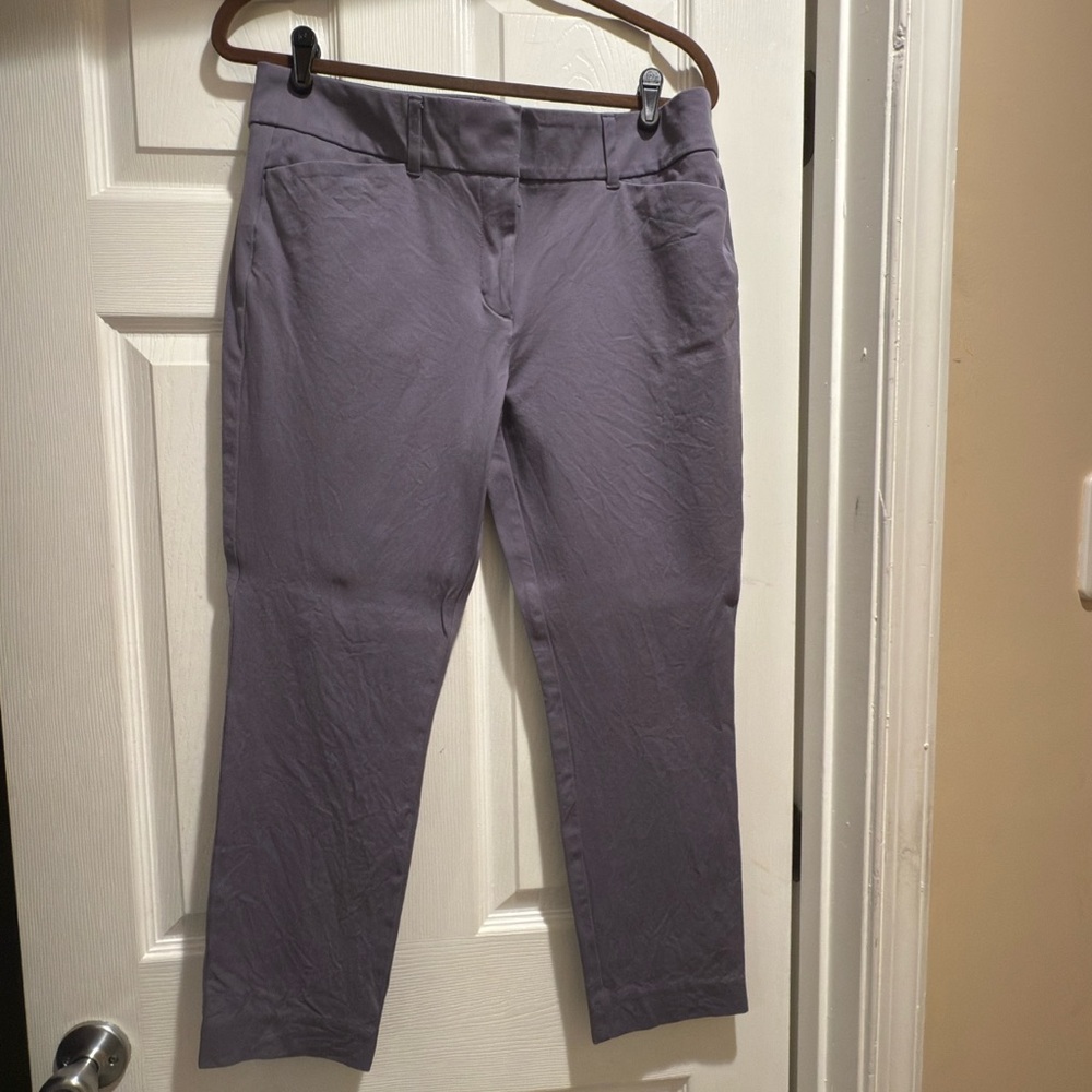 LOFT Soft Purple Straight Leg Pants